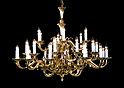 hand made, Crystali Wrought Iron Chandelier, Chandelier