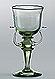 Historical, Typical Hand Made Bohemian Antique glass, glass